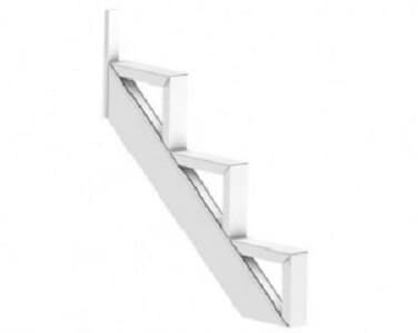 limon-aluminium-blanc-escalier