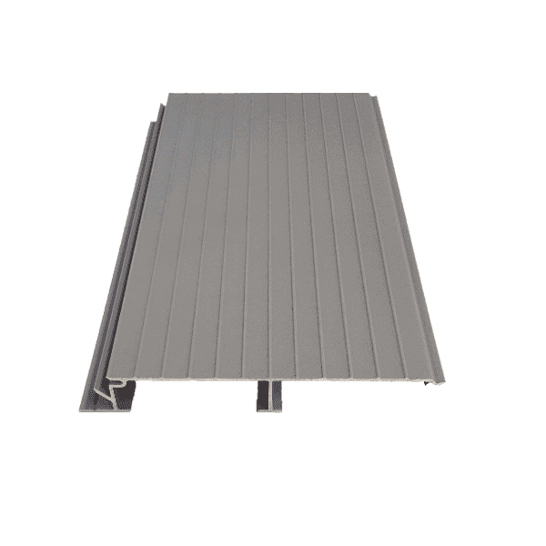 Balcon aluminium gris