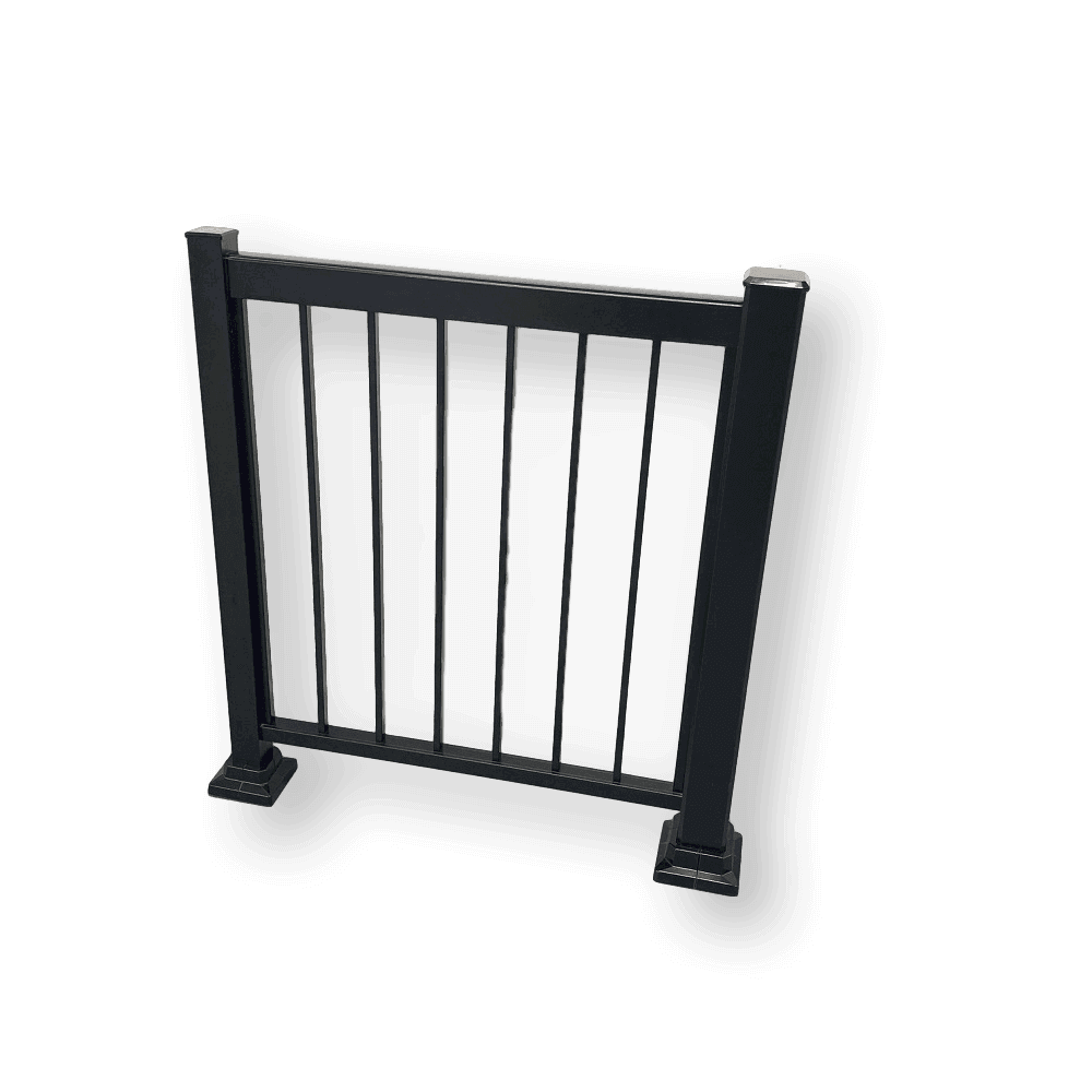 Rampe de balcon à barreaux