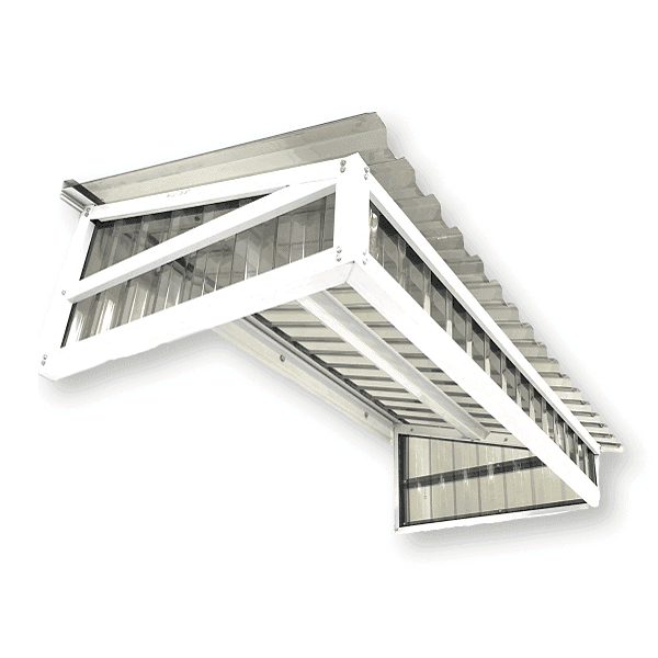 Auvent en polycarbonate