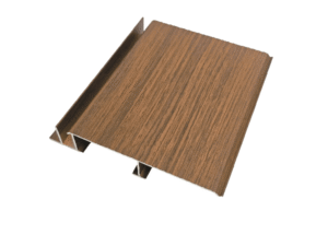 Planche en aluminium - Noyer