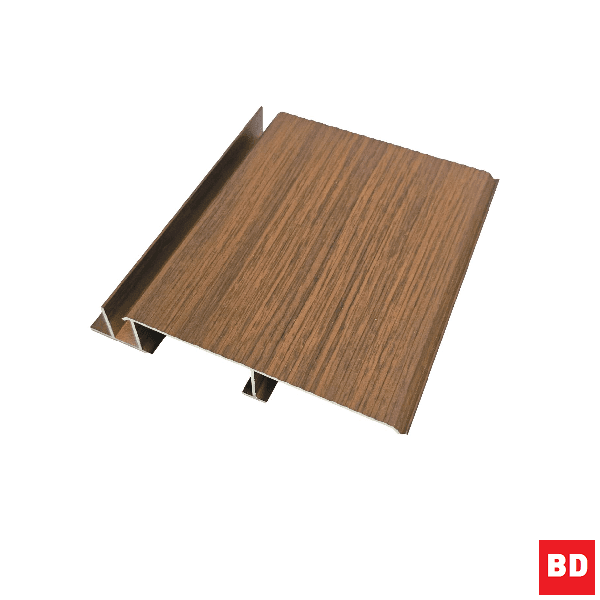 Planche en aluminium - Noyer